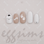 [EGGSIMS] Beret Puppy nails logo