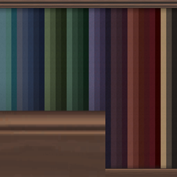 Wall paint in Moody Dark Goth Aesthetic  - part 2 - medium brown colour trim - BG, Maxis Match