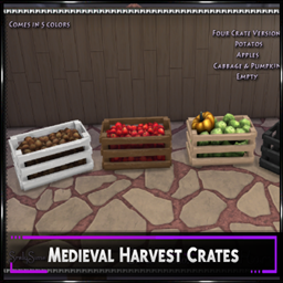 Medieval Harvest Crates