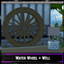 Water Wheel + Well logo