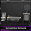 Supernatural Bathroom logo