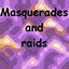 Masquerades and raids logo