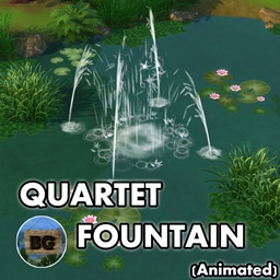 Quartet Fountain ~ Animated