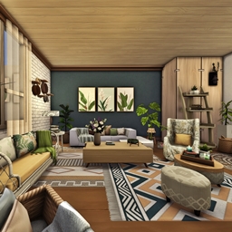 Bohemian Inspired - Living Room 1