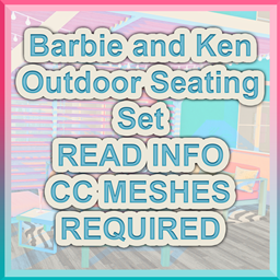 B & K Outdoor Seating Set. READ INFO! logo