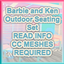 B & K Outdoor Seating Set. READ INFO! logo