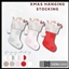 Hanging Xmas stockings logo