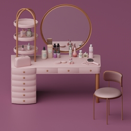 Pink Rush Vanity Set
