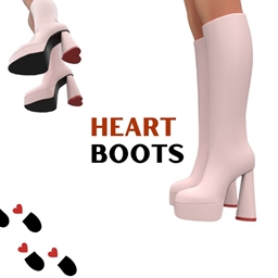 [MiliNiki] Cute Heart Boots logo