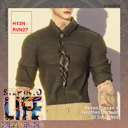 Men's Business Rolled Up Sleeve Fitted Shirt