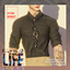 Men's Business Rolled Up Sleeve Fitted Shirt logo