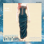 Strapless Plunge Slim Backless Maxi Dress Bejeweled Clutch (With Handbag) logo