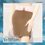 Fold Over Waistband Fur Side Slit Skirt logo