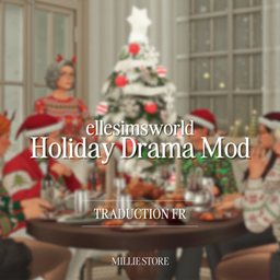 Holiday Drama Mod par Ellesimsworld - Trad Fr logo