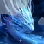 Blue dragon sky overlay logo