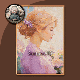 Elegant Lady Portrait Oil Painting #1 Sellable Extra A Samtuse963 logo