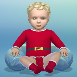 Infant Holiday Long Sleeved Onesie logo