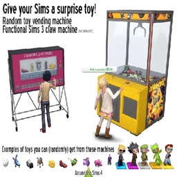Sims 4 - (Random) toy vending machines | Spanish Translation By RoshySims
