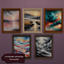 Colorful landscape paintings logo