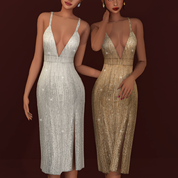 Champagne Collection - Glitter Long Dress logo