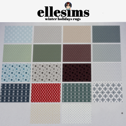 winter holiday themed rugs logo