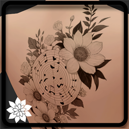 [✒ TATTOO] Musical Floral Spiral (Upperback) project image