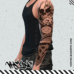 [VHSync] Mystic skull tattoo logo