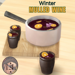 Custom Recipe – Winter Mulled Wine | Cozy Holiday Drink Mod | Sims4 Recipe logo