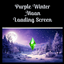 Purple Winter Moon Loading Screen logo
