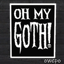 Oh My Goth Wall Vinyl logo