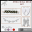 Xmas wall deco - set logo