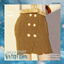 Women's Luxurious Double Button Side Pocket Tulip Skirt logo