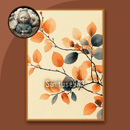 Branches Color Sketch Painting #1 Sellable Extra A Samtuse963
