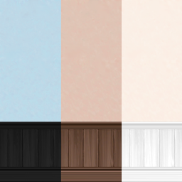 Vintage wallpaper, no pattern with panel logo