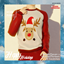 Matching Family Holiday Sweater Deer Printed logo