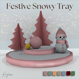 Kaziecc ~ Festive Snowy Tray