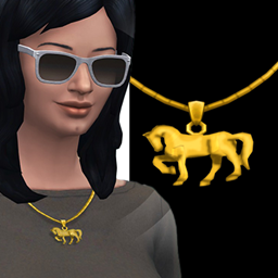 Golden Horse Necklace project image