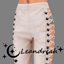 Corset Leggings in Light Pastels logo
