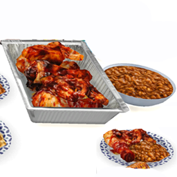 BBQ Chicken with Baked Beans Custom Recipe