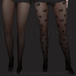 GoldFish Black Elegance Tights logo