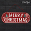 Merry Christmas Hanging Sign logo