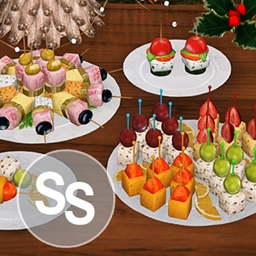 Festive Appetizers - Mix of Canapes