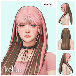 Kella Hair V1 - Duotone Version