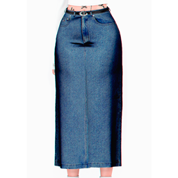 Igloo Denim Skirt (with belt)