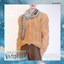 Crew Neck Rib Knit Fit Layered Sweater Winter Scarf logo