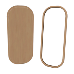 Comiko - Stylish Living Room Wall Stanging Mirror