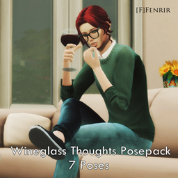 [F] Wineglass Thoughts Posepack