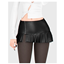 Mila Leather Pleated Skirt logo