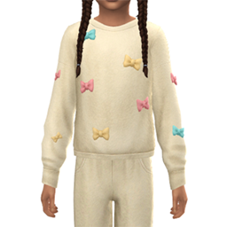 CANDACE bow version - kids top
