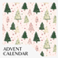 Advent Calendar: Pink Christmas Tree Wallpaper logo
